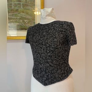 Papell boutique evening vintage top!